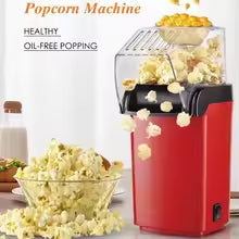 🔥 Premium Hot-Air Popcorn Maker | Oil-Free Healthy Popcorn Machine for Home