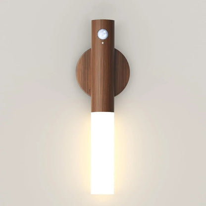 Magnetic Wooden LED Night Light – Portable Touch-Friendly & Easy Wall Mount